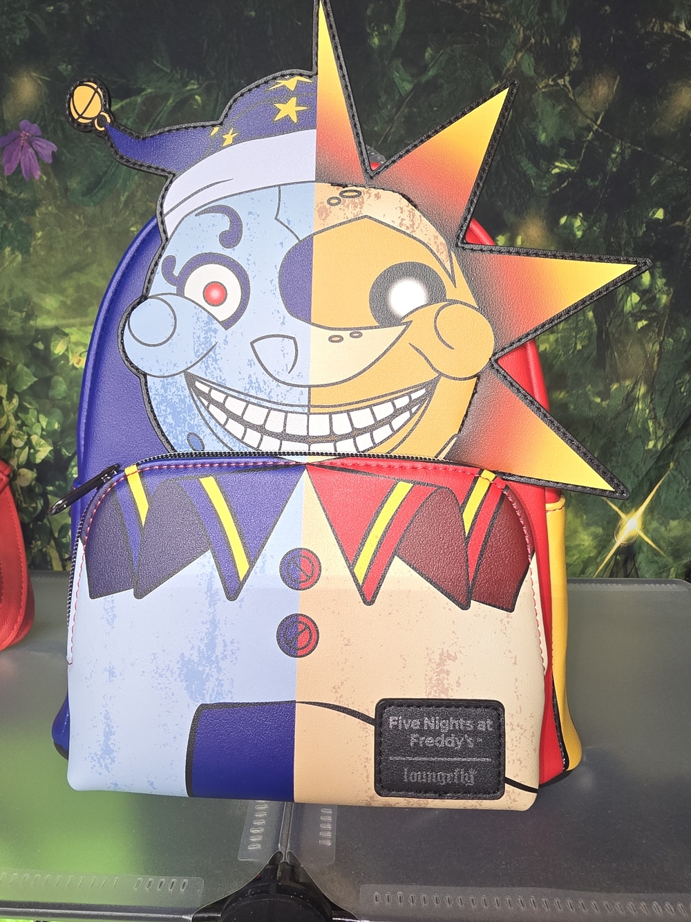 Loungefly Five Nights at Freddy's Jester Sun & Moon Mini Backpack